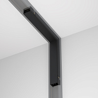 Maytoni Technical Коннектор питания угловой внутренний Basity, черный TRA172ICPC-1B