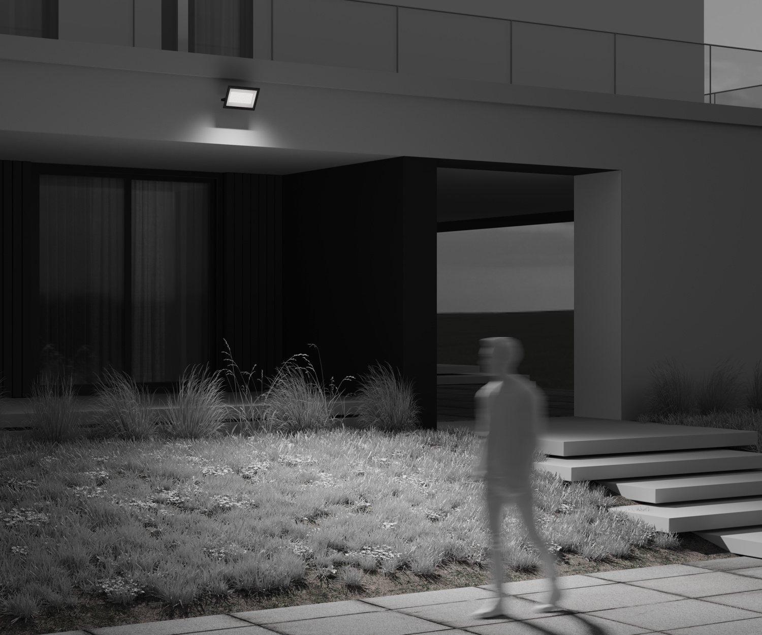 Maytoni Outdoor Flood Прожектор цвет: черный FL001-L150B6K