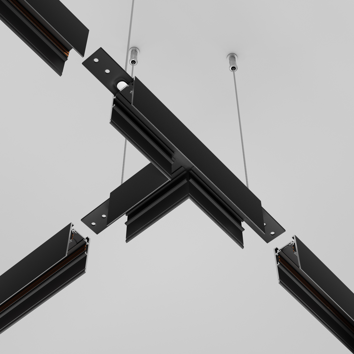 Maytoni Technical Коннектор Т-образный Exility накладной черный TRA034CT-41B