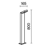 Maytoni Outdoor Paso Ландшафтный светильник цвет: черный O595FL-L12B3K