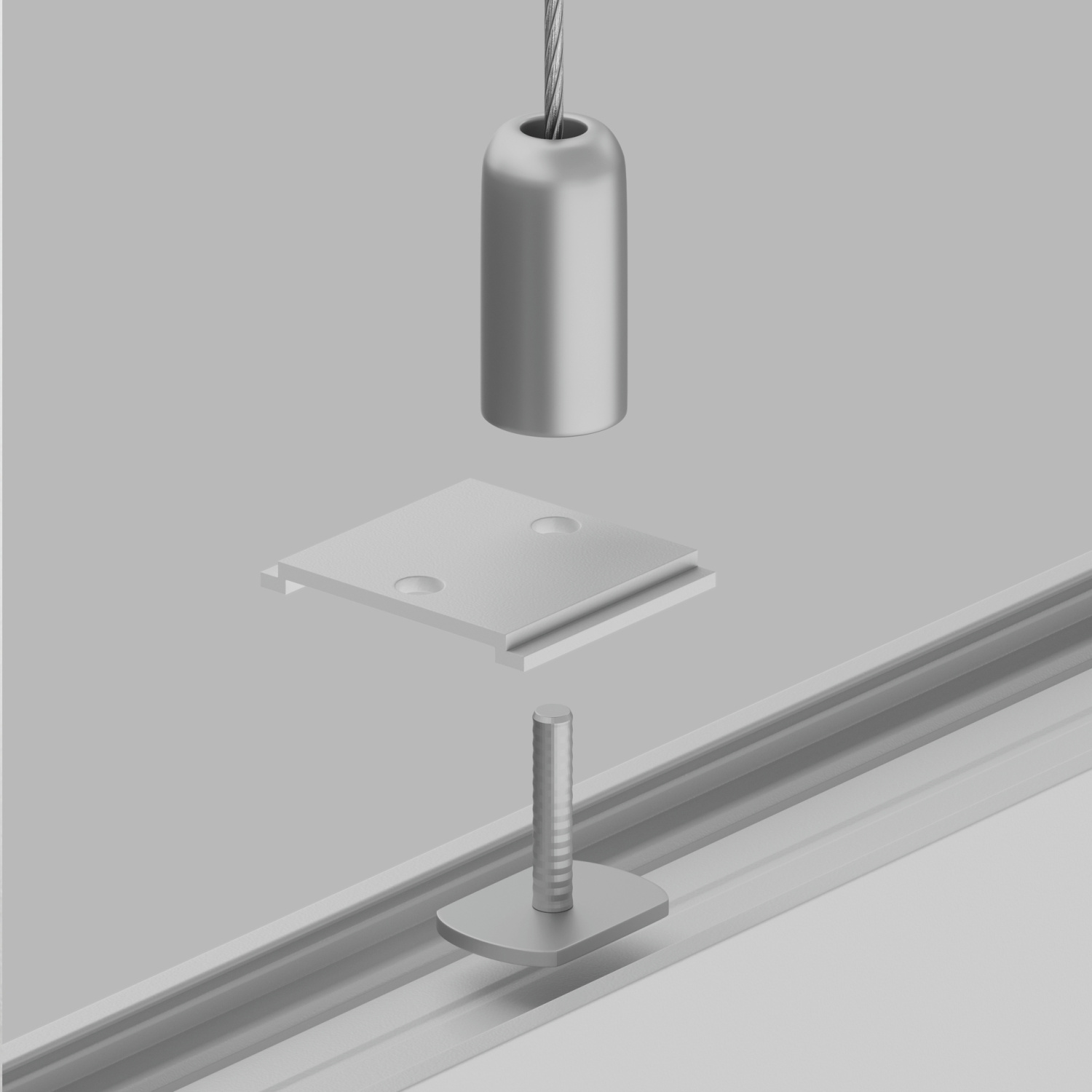 Maytoni Technical Крепление для троса 1шт Gravity белый TRA004HP-21W