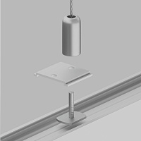 Maytoni Technical Крепление для троса 1шт Gravity белый TRA004HP-21W