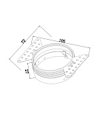 Maytoni Technical New Series 048 Аксессуар цвет: белый DLA048-01W