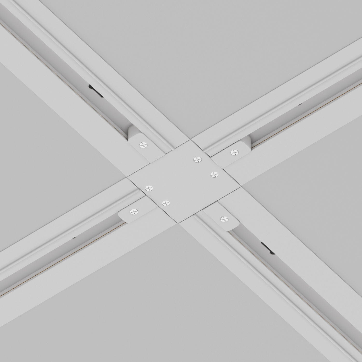 Maytoni Technical Коннектор Х-образный Unity встраиваемый белый TRA002CX-11W