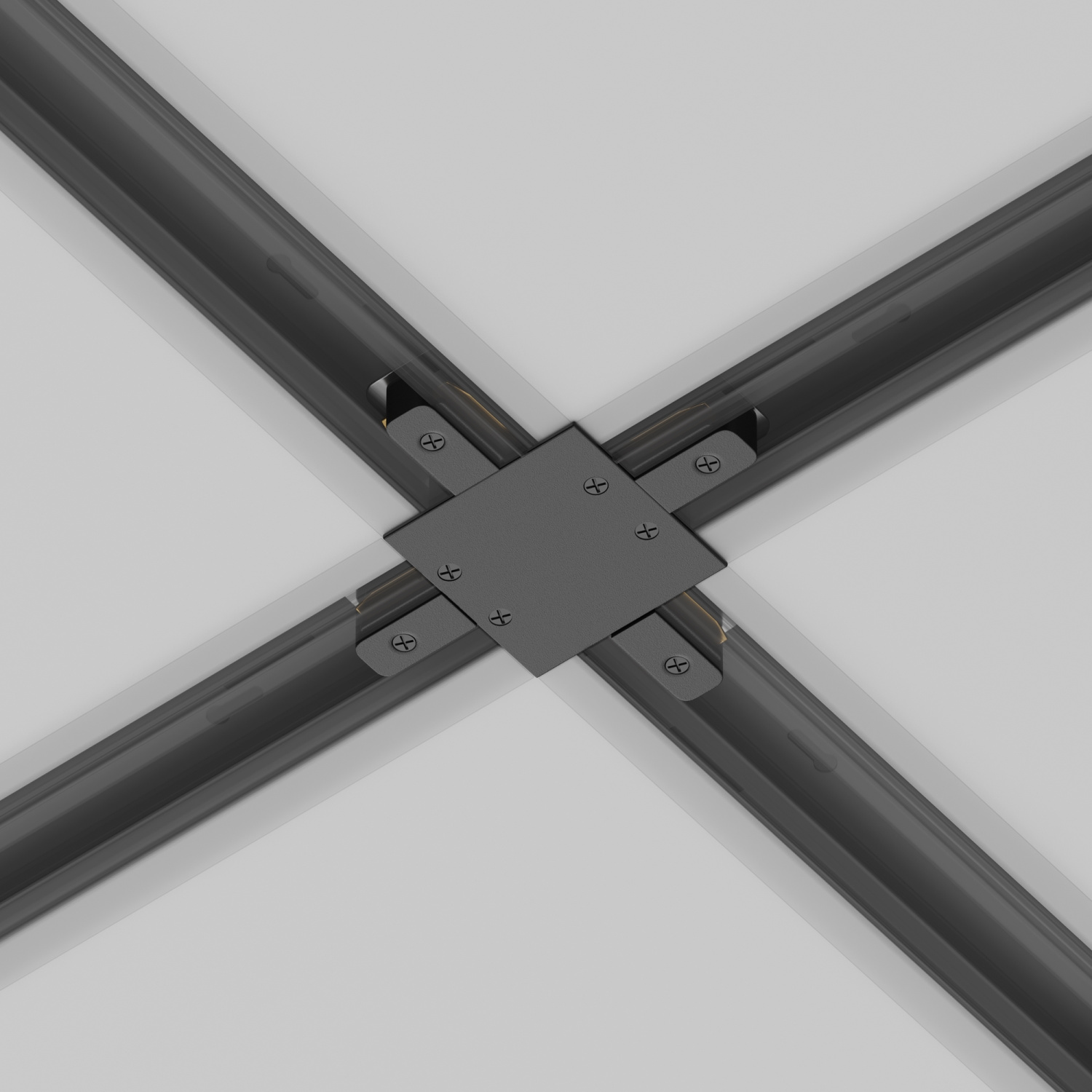 Maytoni Technical Коннектор Х-образный Unity встраиваемый черный TRA002CX-11B