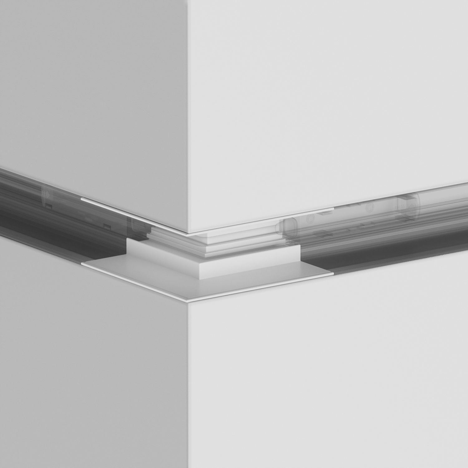 Maytoni Technical Угловой коннектор внешний S35 встраиваемый белый TRA004OCL-22W