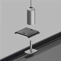 Maytoni Technical Крепление для троса S35 черное 1 шт. TRA004HP-21B