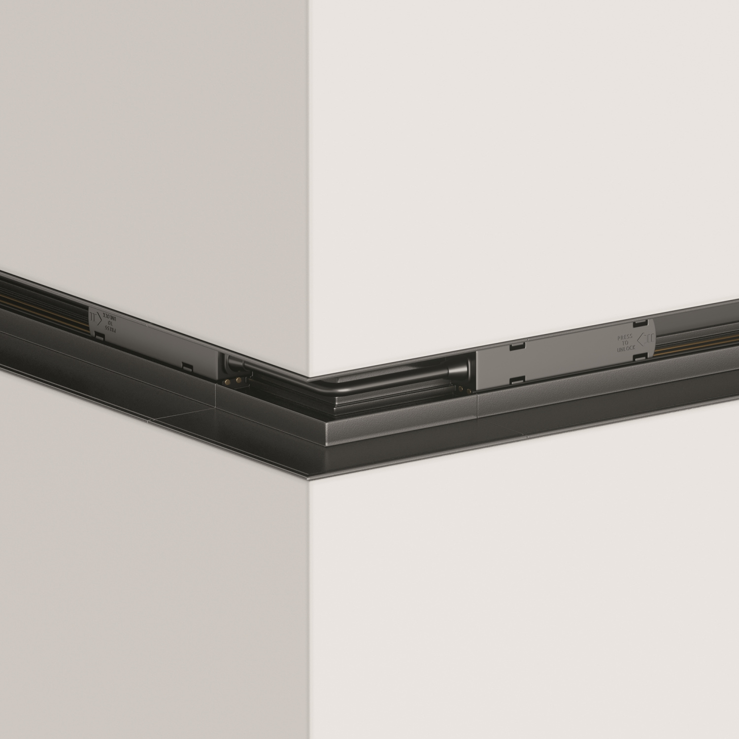 Maytoni Technical Угловой коннектор внешний S35 встраиваемый черный TRA004OCL-22B