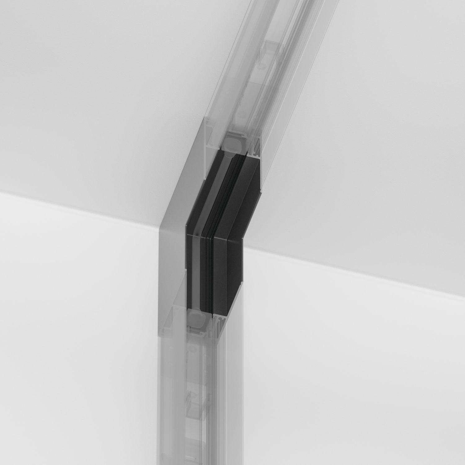 Maytoni Technical Угловой коннектор внутренний S35 накладной черный TRA004ICL-21B