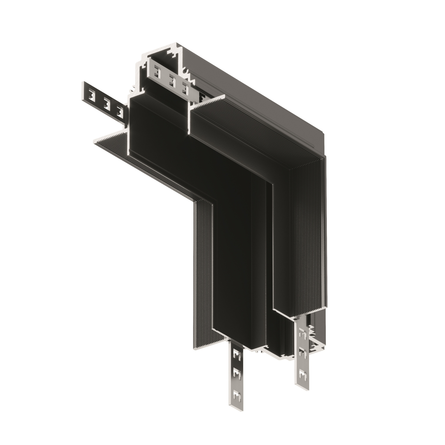 Maytoni Technical Угловой коннектор внутренний S35 встраиваемый черный TRA004ICL-22B