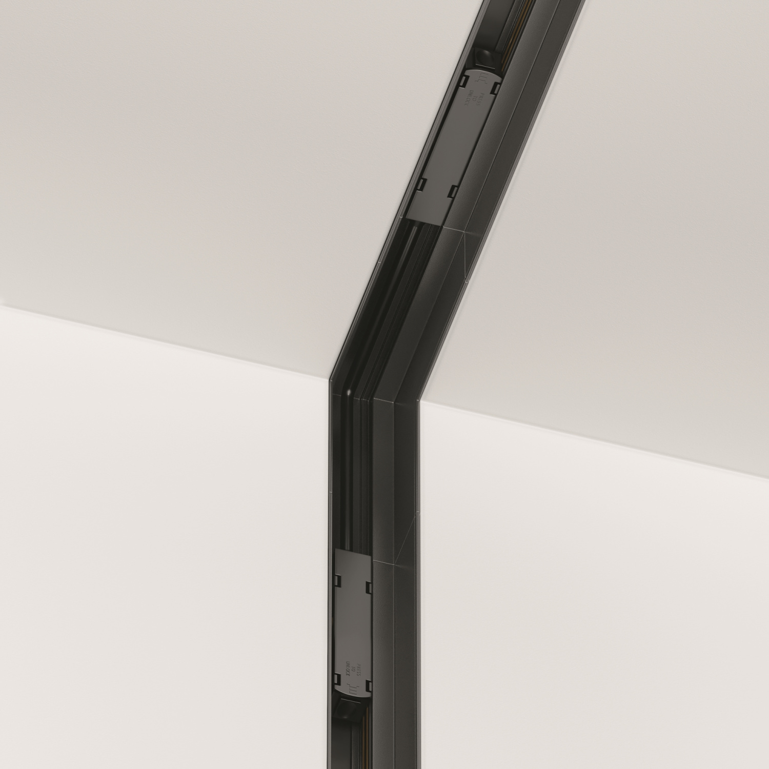 Maytoni Technical Угловой коннектор внутренний S35 встраиваемый черный TRA004ICL-22B