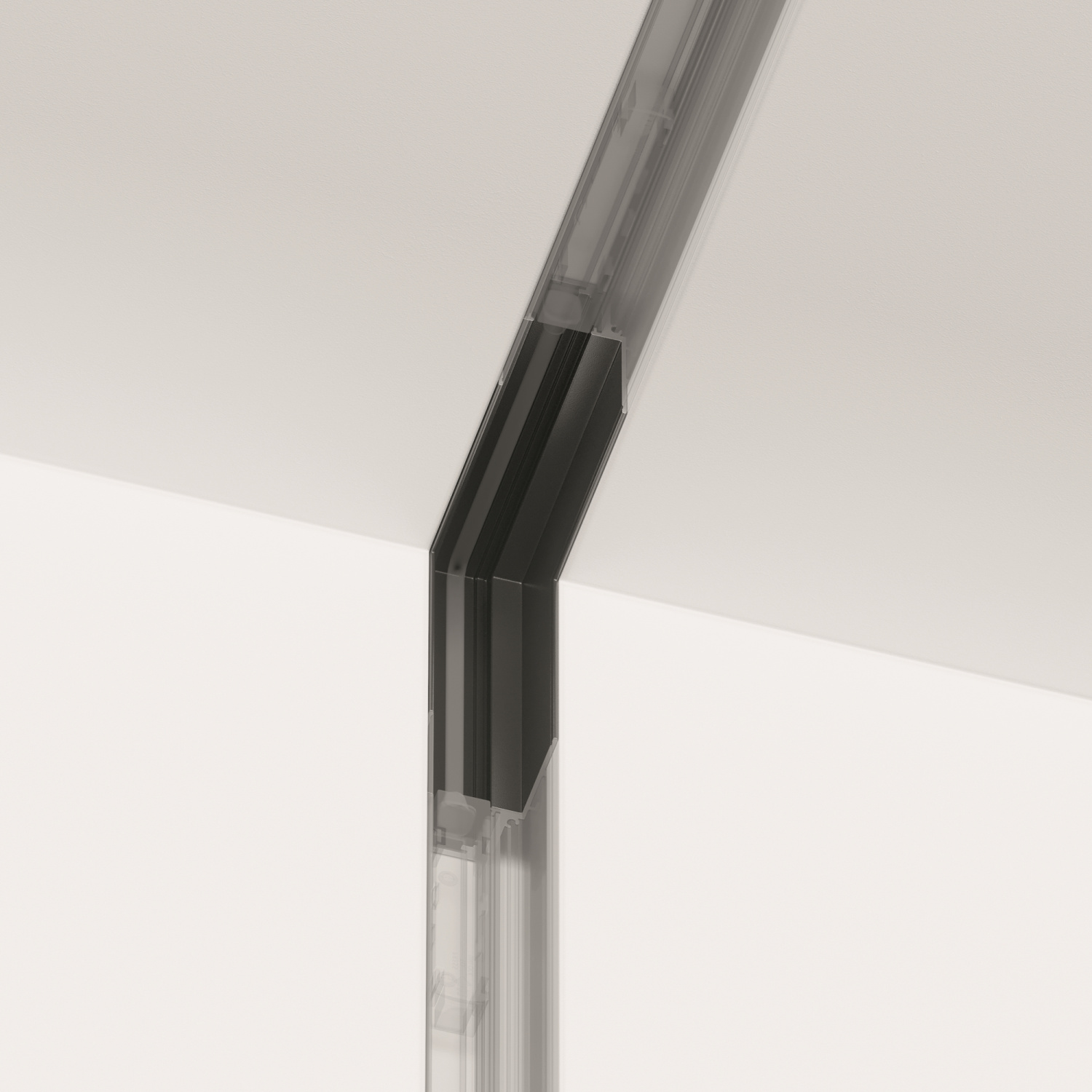 Maytoni Technical Угловой коннектор внутренний S35 встраиваемый черный TRA004ICL-22B