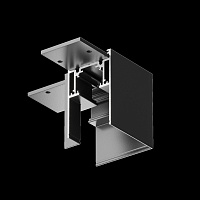 Maytoni Technical Угловой коннектор S35 накладной черный TRA004CL-21B