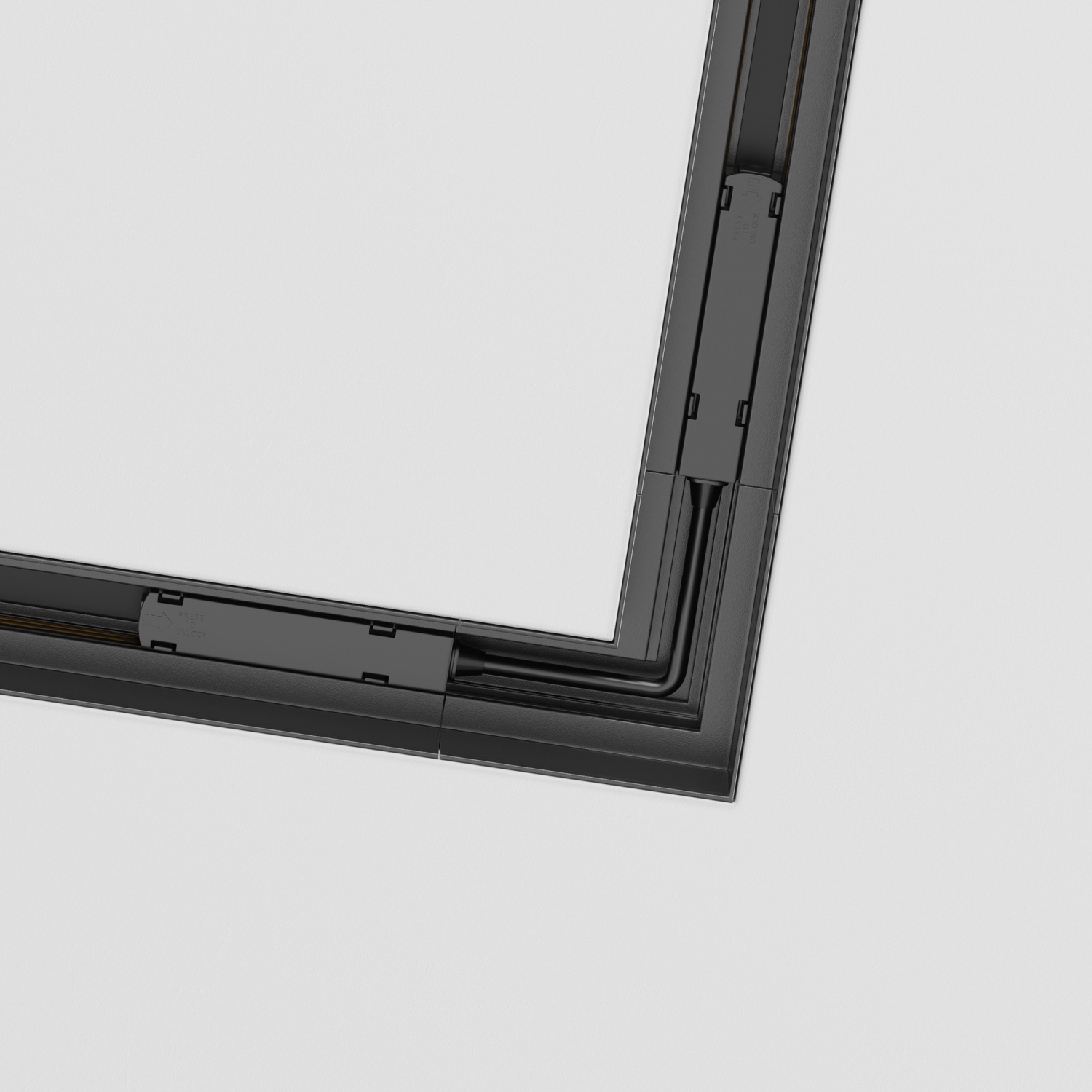 Maytoni Technical Угловой коннектор S35 встраиваемый черный TRA004CL-22B