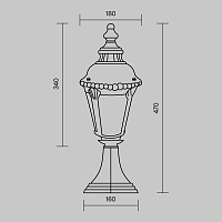 Maytoni Outdoor Goiri Ландшафтный светильник цвет: бронза антик O029FL-01BZ