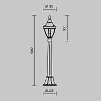 Maytoni Outdoor Rivoli Ландшафтный светильник цвет: черный O026FL-01B
