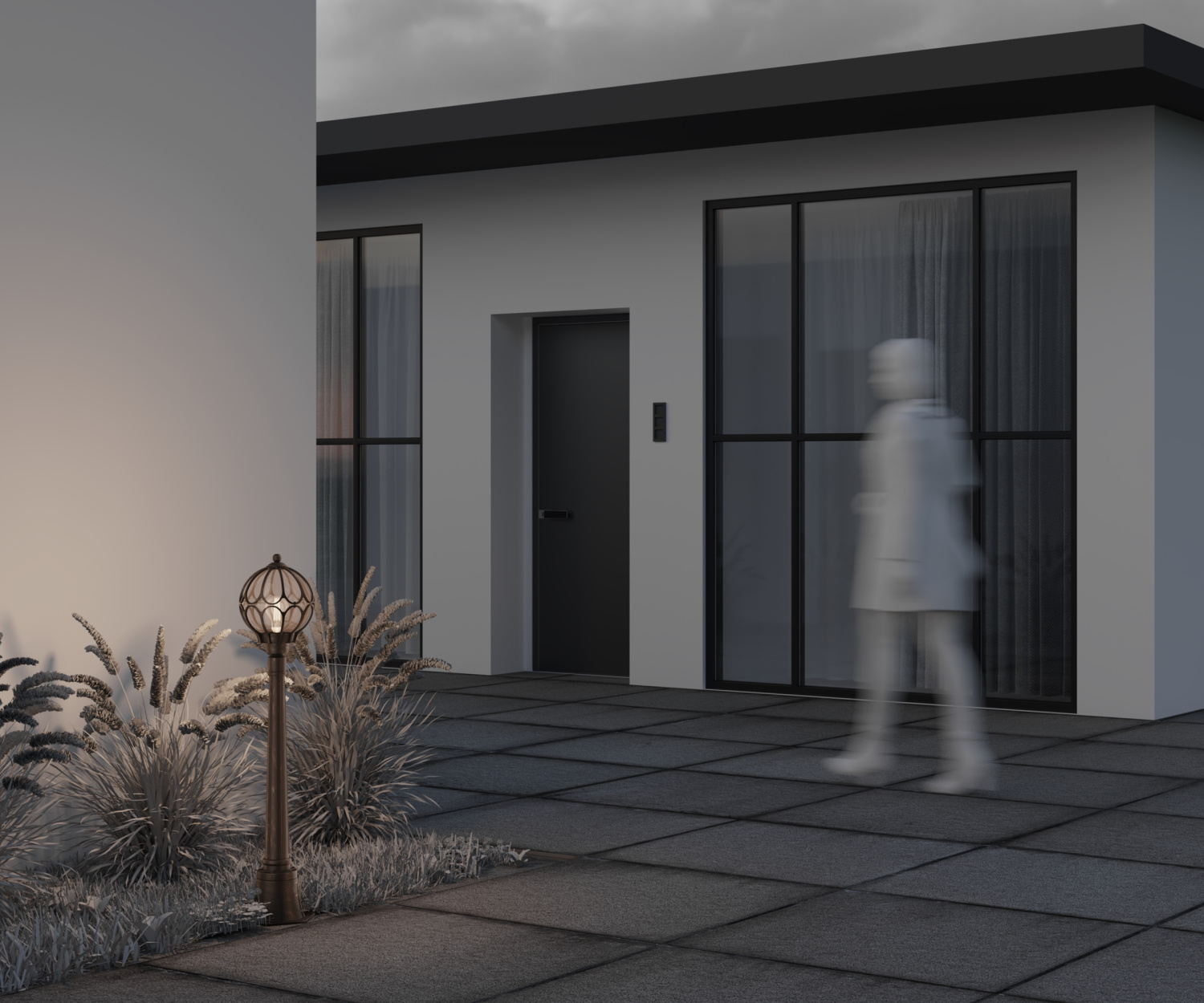 Maytoni Outdoor Via Ландшафтный светильник цвет: золото антик O023FL-01G