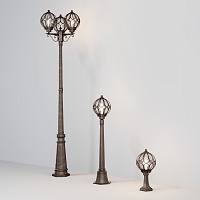 Maytoni Outdoor Via Ландшафтный светильник цвет: золото антик O023FL-01G