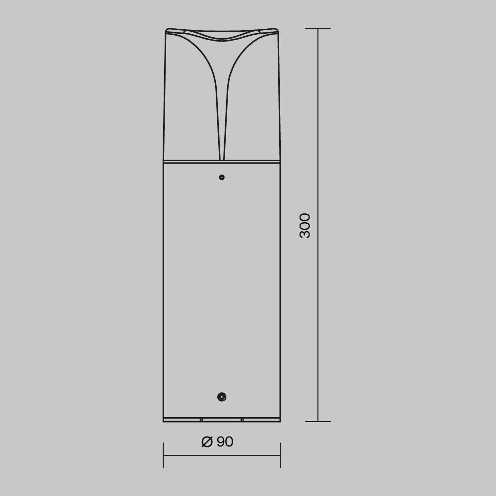Maytoni Outdoor Piccadilly Ландшафтный светильник цвет: черный O017FL-01B