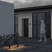 Maytoni Outdoor Wall Street Ландшафтный светильник цвет: черный O010FL-02B