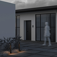 Maytoni Outdoor Wall Street Ландшафтный светильник цвет: черный O010FL-01B