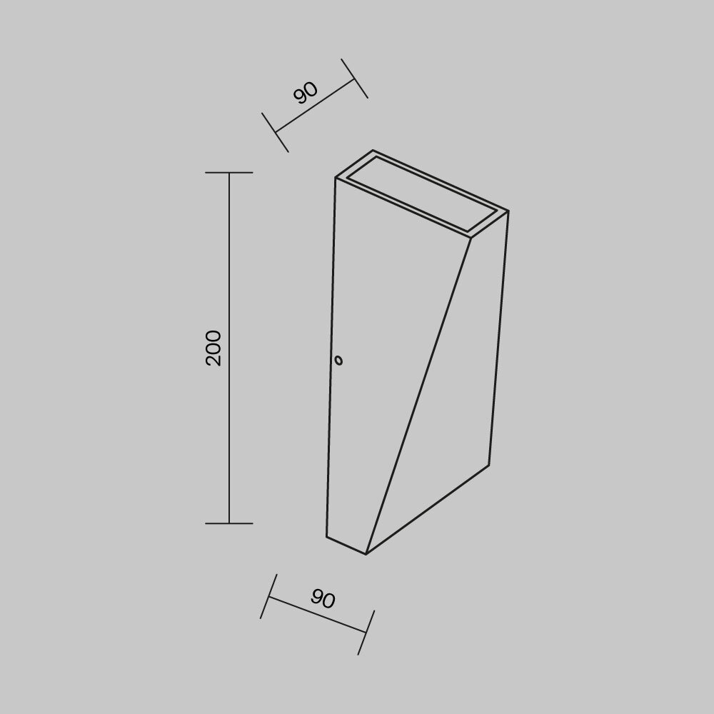 Maytoni Outdoor Times Square Архитектурная подсветка цвет: белый O580WL-L6W