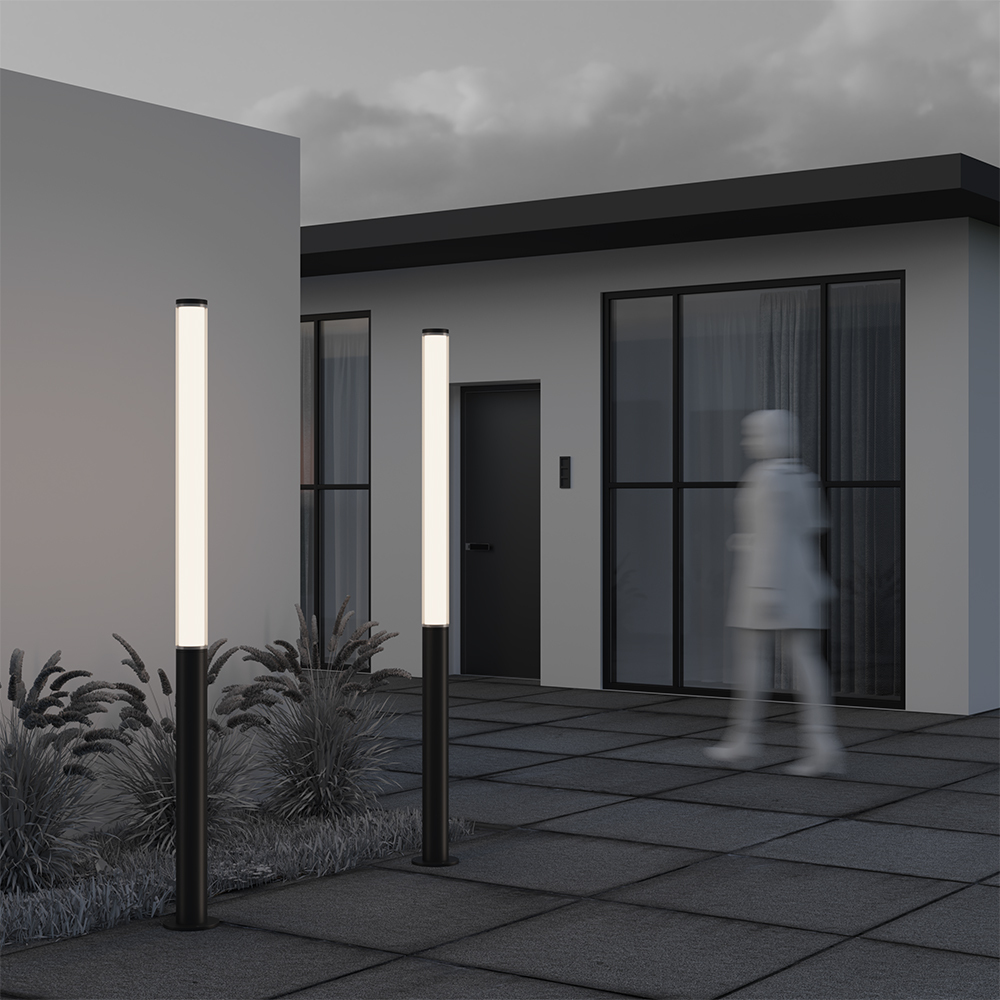 Maytoni Outdoor Ginza Садово-парковый светильник цвет: черный O041FL-L100B3K