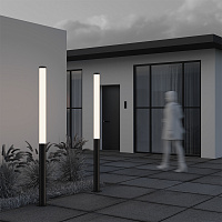 Maytoni Outdoor Ginza Садово-парковый светильник цвет: черный O041FL-L100B3K