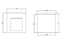 Maytoni Outdoor Arca Подсветка для лестниц цвет: белый O038-L3W
