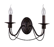 Freya Настенный светильник. 2 рожка. Цвет: Коричневый. FR2046-WL-02-BR