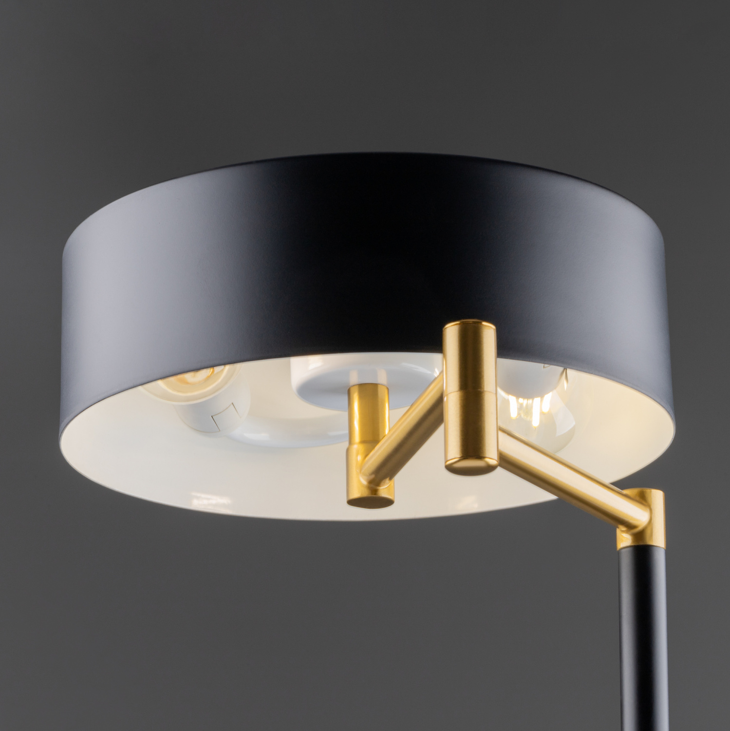 Freya Loft Izza Настольный светильник цвет: черный и латунь FR4008TL-02BBS