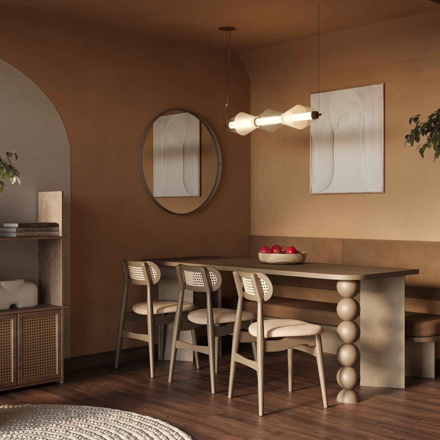 Freya LED Plum Подвесной светильник цвет: латунь FR6137PL-L21BT