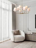 Freya Classic Evelyn Настенный светильник (бра) цвет: латунь FR2038WL-01BS