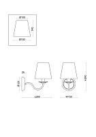 Freya Classic Osborn Настенный светильник (бра) цвет: латунь FR2027WL-01BS