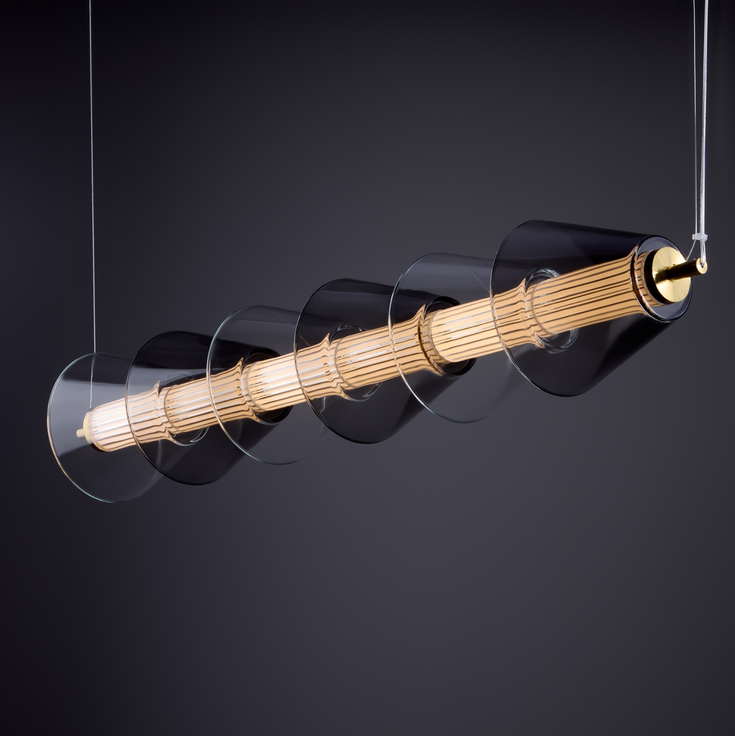 Freya LED Plum Подвесной светильник цвет: латунь FR6137PL-L21BT1