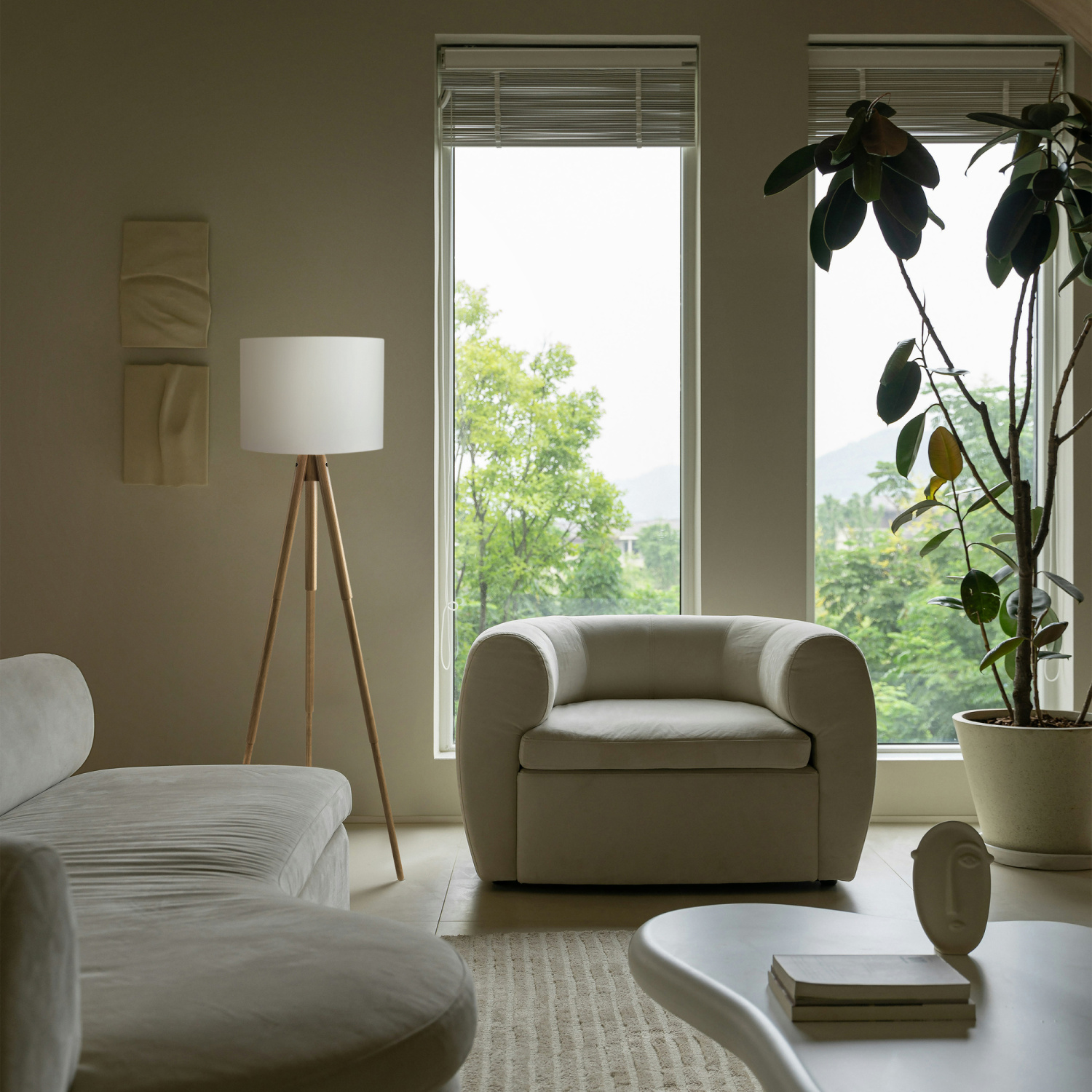 Freya Modern Tree Напольный светильник (торшер) цвет: белый FR5495FL-01W