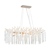 Freya Crystal Mineral Подвесной светильник цвет: золото FR1010PL-10G1