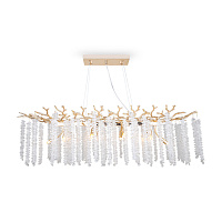 Freya Crystal Mineral Подвесной светильник цвет: золото FR1010PL-10G1