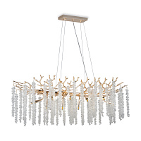 Freya Crystal Mineral Подвесной светильник цвет: золото FR1010PL-10G1