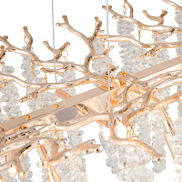 Freya Crystal Mineral Подвесной светильник цвет: золото FR1010PL-10G1