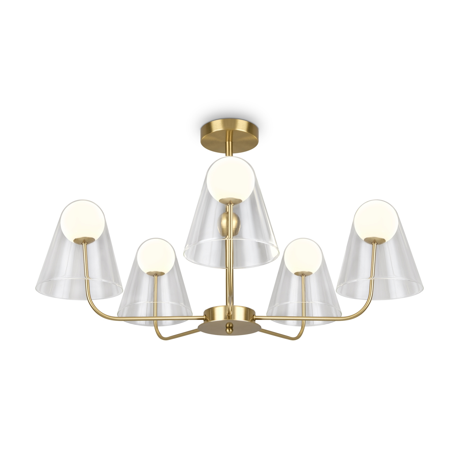 Freya Modern Doublety Подвесной светильник цвет: латунь FR5382PL-05BS