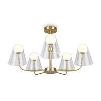 Freya Modern Doublety Подвесной светильник цвет: латунь FR5382PL-05BS