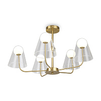 Freya Modern Doublety Подвесной светильник цвет: латунь FR5382PL-05BS