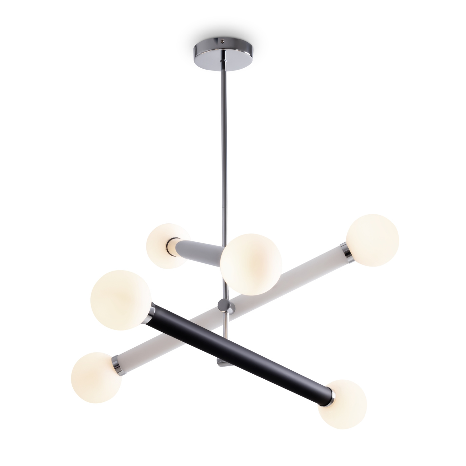 Freya Modern Cross Подвесной светильник цвет: хром FR5381PL-06CH