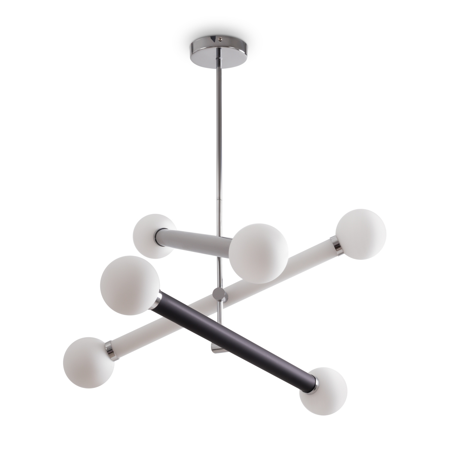 Freya Modern Cross Подвесной светильник цвет: хром FR5381PL-06CH