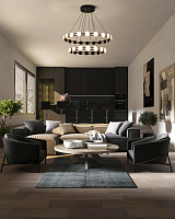 Freya LED Collar Подвесной светильник цвет: черный FR6180PL-L70B