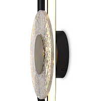 Freya LED Drip Настенный светильник (бра) цвет: черный FR6173WL-L12B