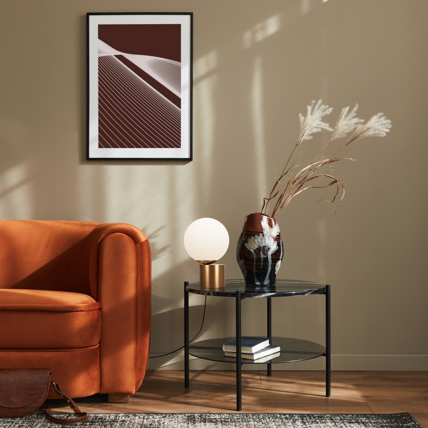 Freya Modern Barrel Настольный светильник цвет: латунь FR5286TL-01BS