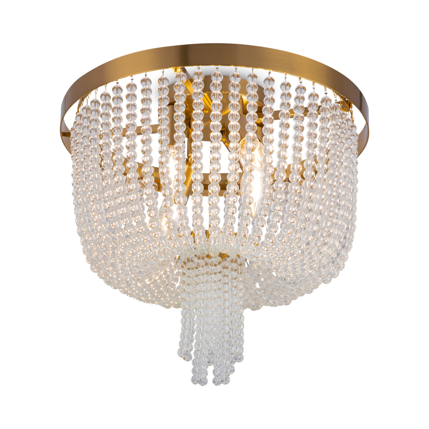 Freya Crystal Ornament Потолочный светильник цвет: латунь FR1008CL-04BS