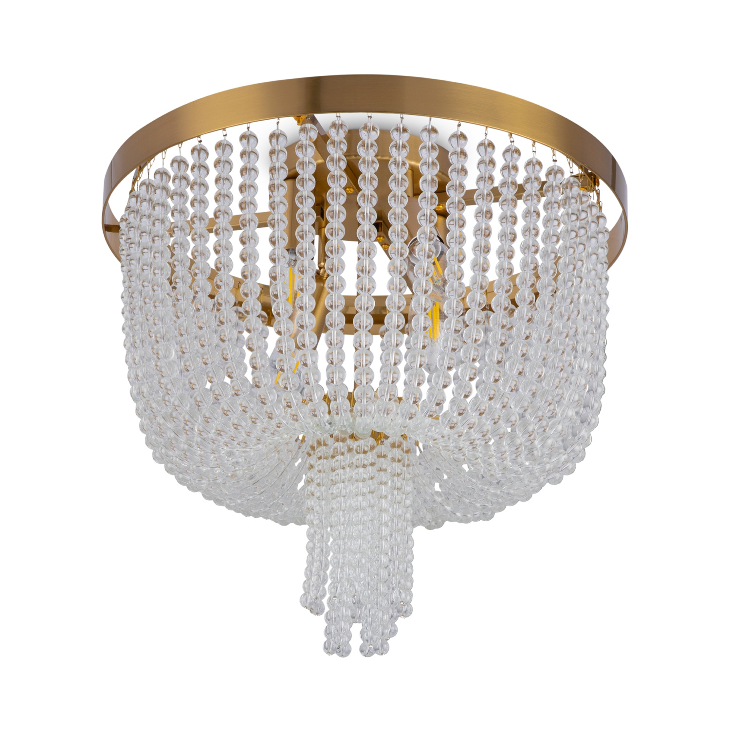 Freya Crystal Ornament Потолочный светильник цвет: латунь FR1008CL-04BS